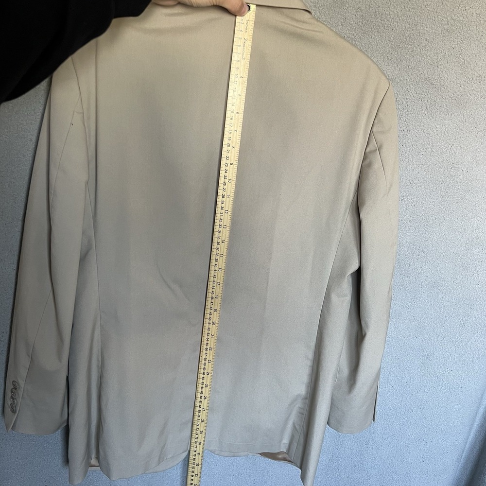 Brooks Brothers Blazer Mens 40R Brown Suit Coat Unstructured Brookscool Poplin - Picture 16 of 16